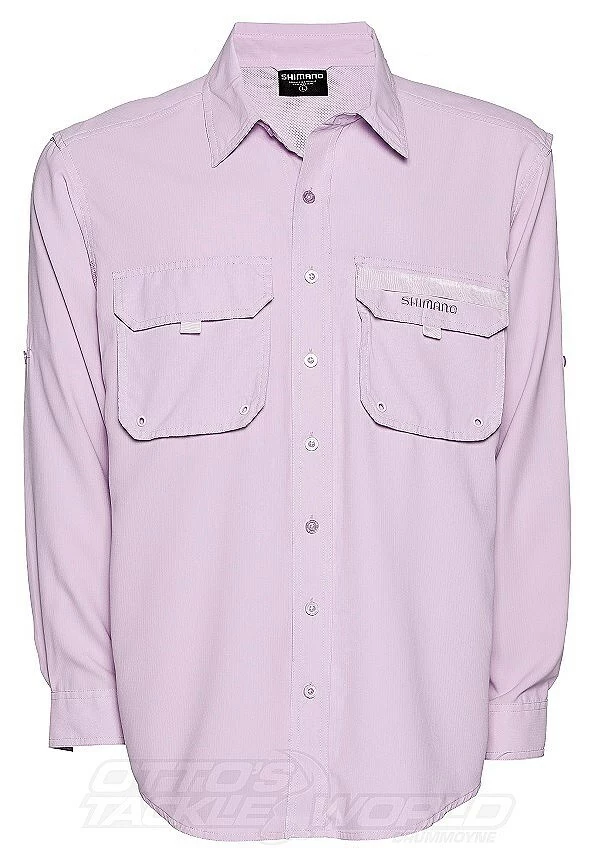 Shirts Shimano Girls Lilac Vented Shirt 3 Shirts Shimano Girls Lilac Vented Shirt