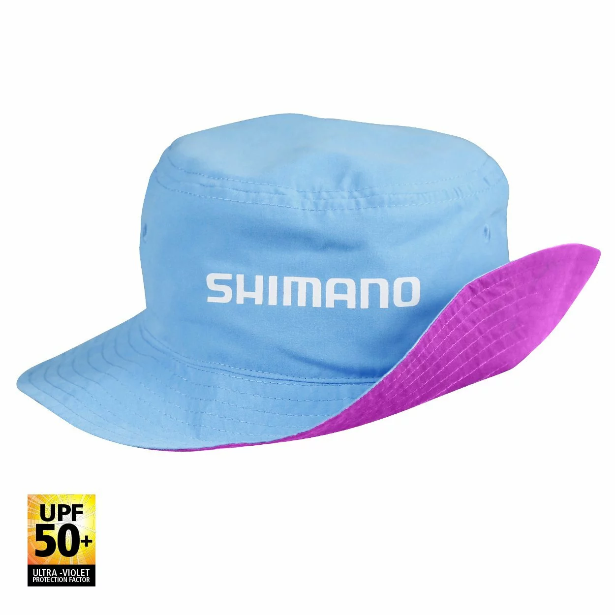 Headwear Shimano Kids Reversible Hat (Pink/Cyan) 3 Headwear Shimano Kids Reversible Hat (Pink/Cyan)
