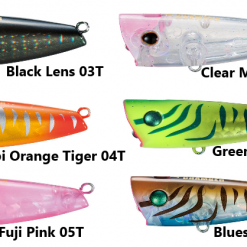 Poppers Estuary Fishing Lures Shimano Brenious Risepop 50mm Surface Lure