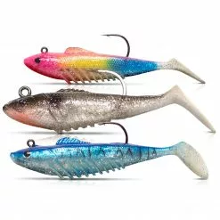 Soft Plastics Shimano 2020 New Squidgy Slickrig Light Soft Plastic Fishing Lures