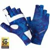 Shimano Sun Gloves UPF Water Camo -Shimano Sales Store SHM WTR CAMO UPF GLVS
