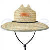 Shimano Headwear G.LOOMIS SUNSEEKER LEATHER PATCH STRAW HAT -Shimano Sales Store S Sunseeker Leather