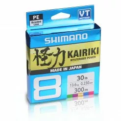 Shimano Kairiki 8 Braided Fishing Line 300m Multi