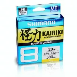 Shimano Kairiki 8 Braided Fishing Line 300m Yellow