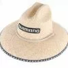 Headwear Shimano Raffia Crushable Foldable Straw Hat -Shimano Sales Store Shimano Raffia Straw Hat